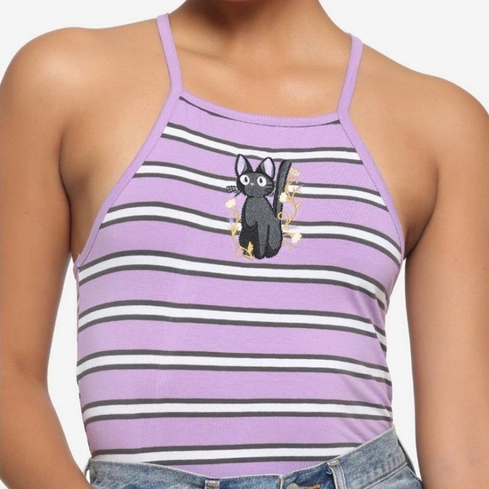 Her Universe Studio Ghibli Kiki's Delivery Service Jiji Stripe Cami
